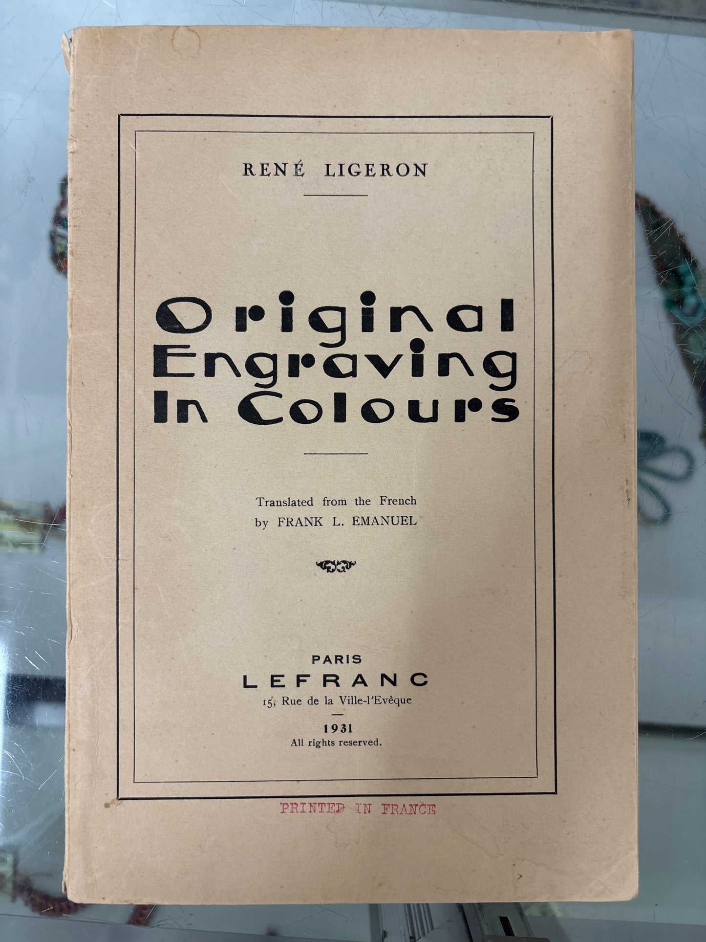 Original Engraving in Colours