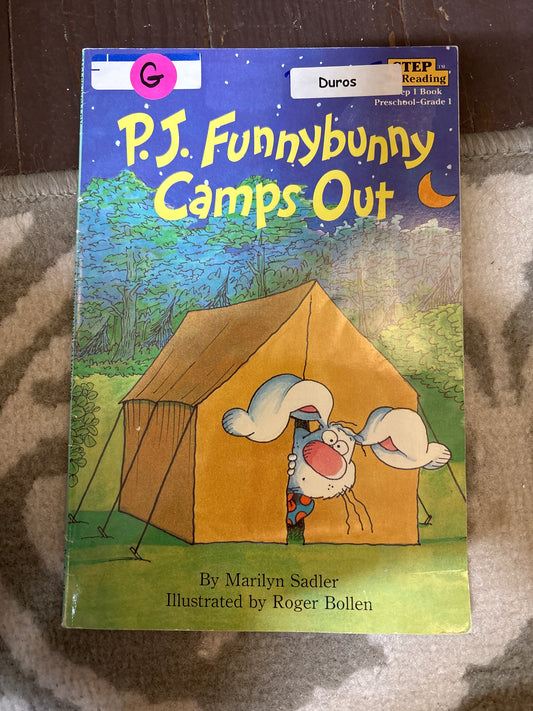 PJ Funnybunny camps out