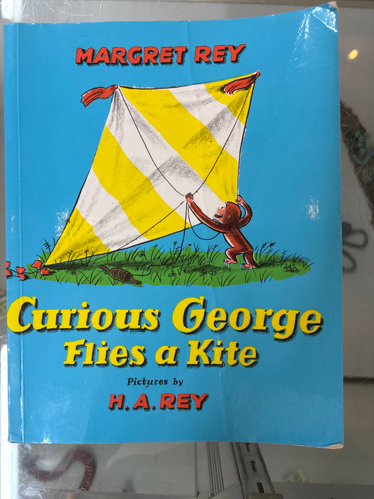 Curious George flies a kite