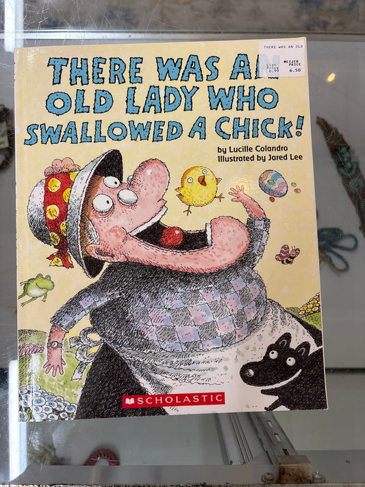 There Was an old lady who swallowed a chick