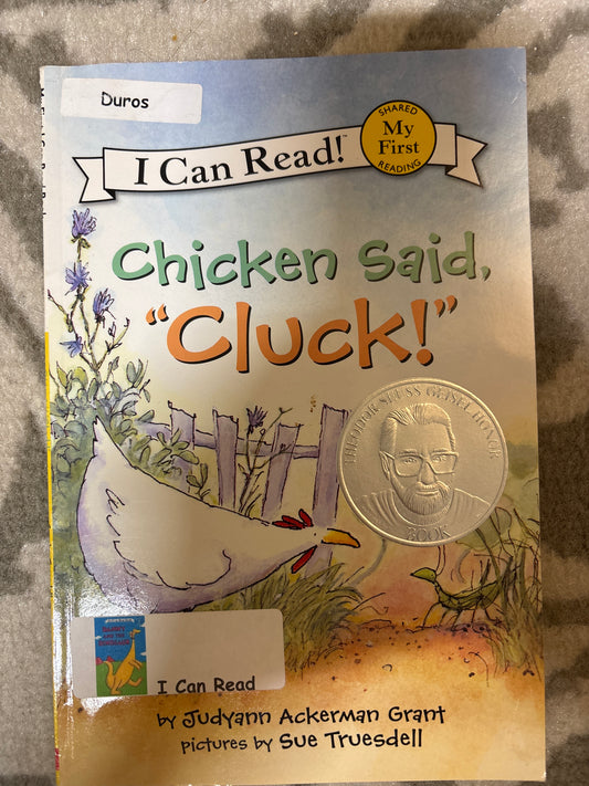 Chicken said Cluck