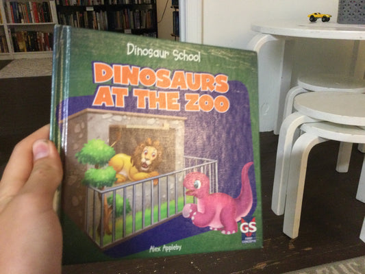 Dinosaurs at the zoo
