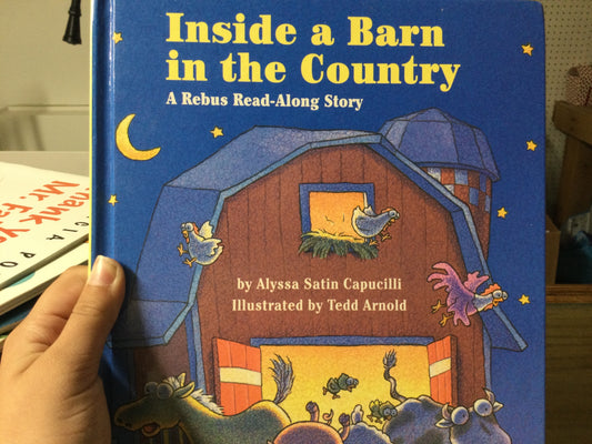 Inside a barn in the country