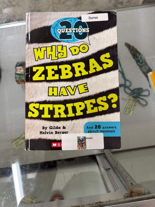 Why do zebras have stripes?